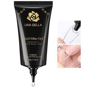 Soft Gel Nail Tips Gl ue Gel Solid Nail Gl ue Gel 40ml Lamp Curing Needed Soak